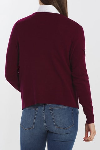 Pull en laine d’agneau - Bordeaux