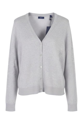 Gilet en mérinos - Gris clair chiné