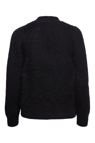 Gilet en laine et mohair - Noir