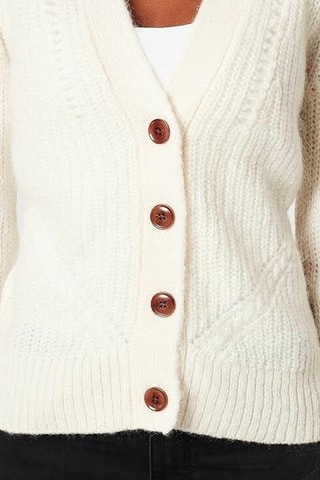 Gilet en laine et cachemire - Ecru