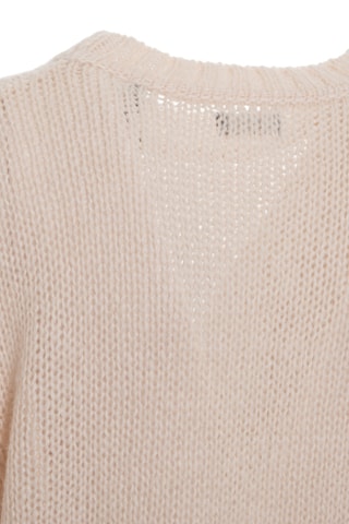 Pull en mohair et laine - Beige