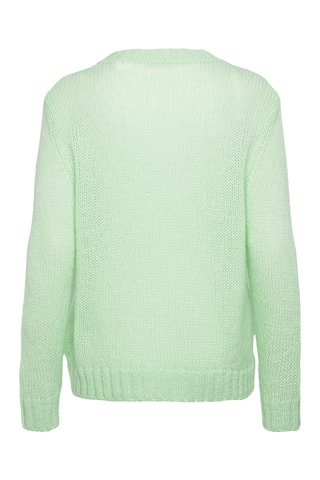 Pull en mohair et mérinos - Turquoise