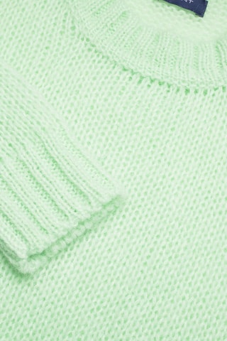 Pull en mohair et mérinos - Turquoise