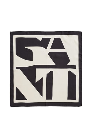 Foulard en soie - Noir