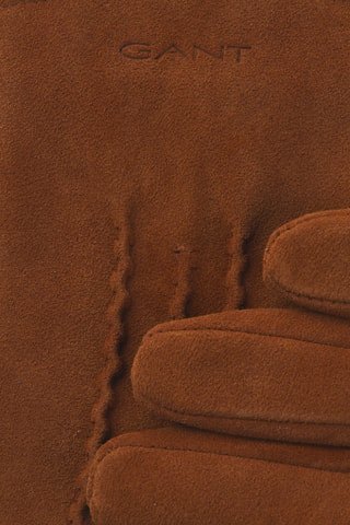 Gants en cuir de chèvre nubuck - Beige