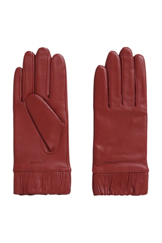Gants en cuir de mouton - Bordeaux