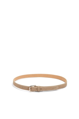 Ceinture en nubuck - Kaki