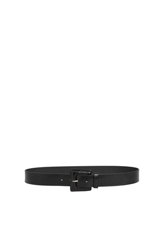 Ceinture en cuir de veau - Marron