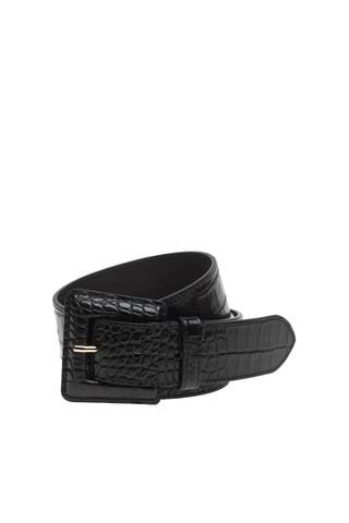 Ceinture en cuir de veau - Marron
