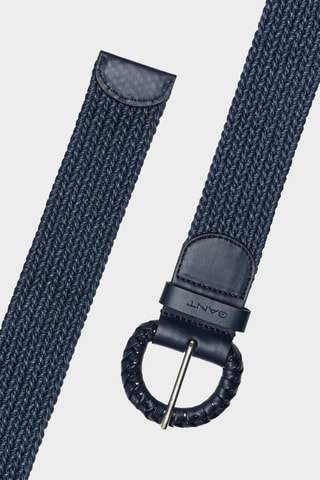 Ceinture en lin - Bleu marine