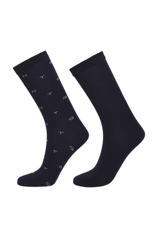 2 paires de chaussettes - Bleu marine