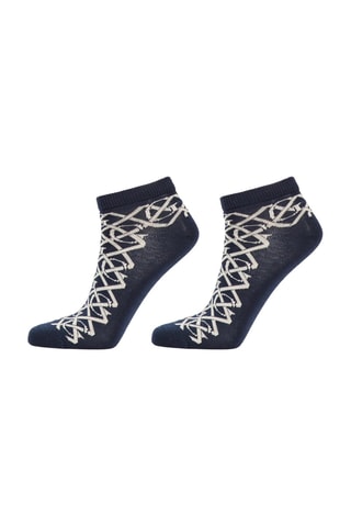 2 paires de socquettes - Bleu nuit