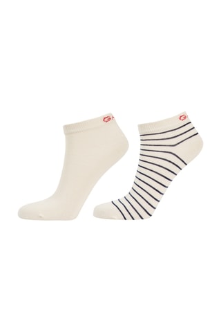 2 paires de socquettes - Blanc