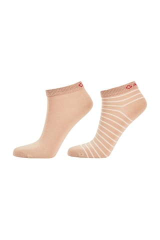 2 paires de socquettes - Beige