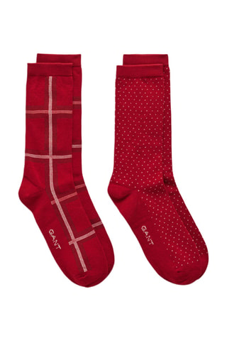 2 paires de chaussettes - Rouge