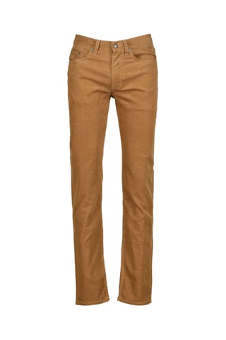 Pantalon slim en velours - Camel