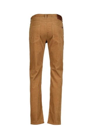 Pantalon slim en velours - Camel