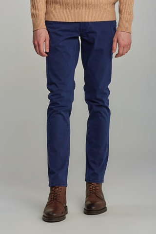 Pantalon slim - Bleu marine