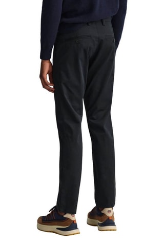 Chino slim en coton biologique - Noir