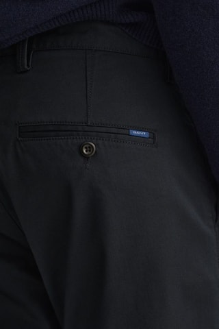 Chino slim en coton biologique - Noir