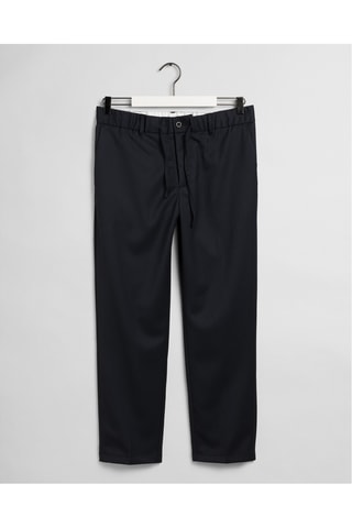 Pantalon slim en laine - Noir
