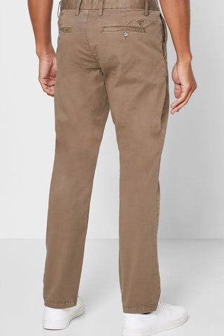 Pantalon regular - Marron