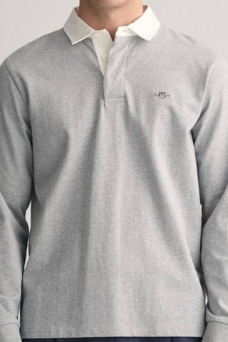 Polo regular - Gris clair chiné