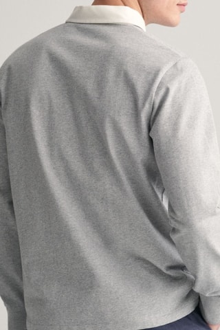 Polo regular - Gris clair chiné