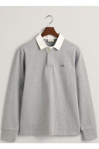 Polo regular - Gris clair chiné