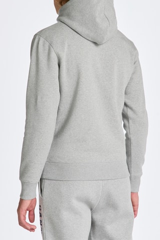 Sweat à capuche - Gris clair chiné