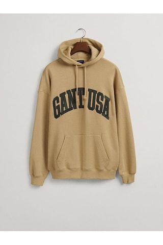 Sweat à capuche - Camel