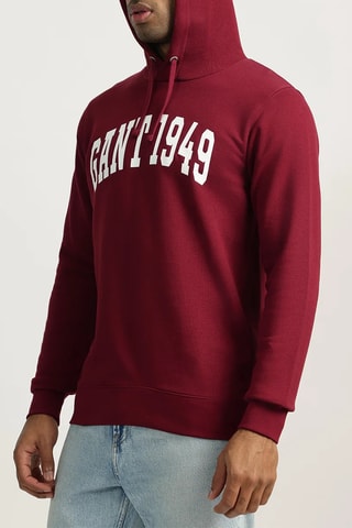 Sweat à capuche - Bordeaux