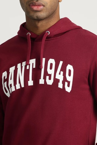 Sweat à capuche - Bordeaux