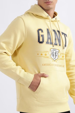 Sweat à capuche - Jaune