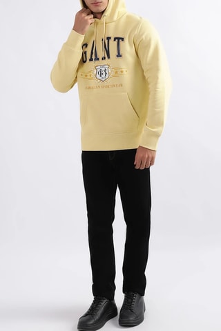 Sweat à capuche - Jaune