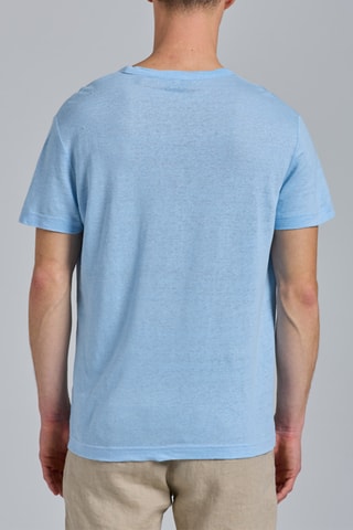 T-shirt en lin - Ciel chiné