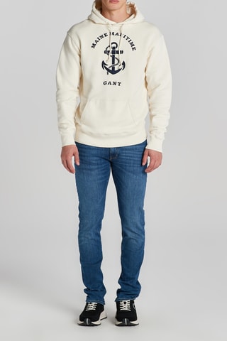 Sweat à capuche - Beige