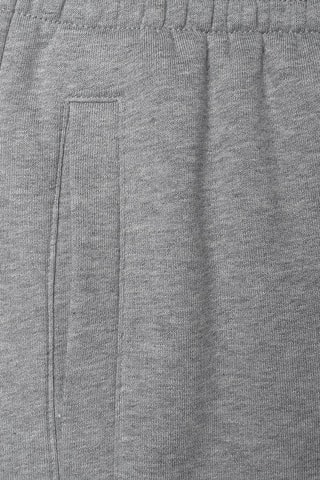 Jogging en coton biologique - Gris clair chiné