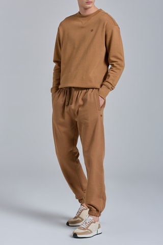 Jogging en coton biologique - Camel