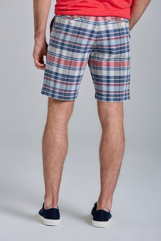 Short droit - Bleu cobalt et ciel