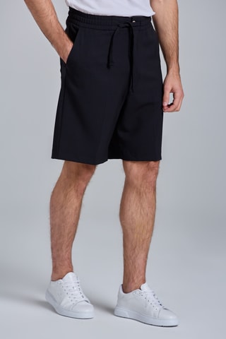 Short en laine - Noir