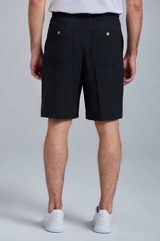 Short en laine - Noir