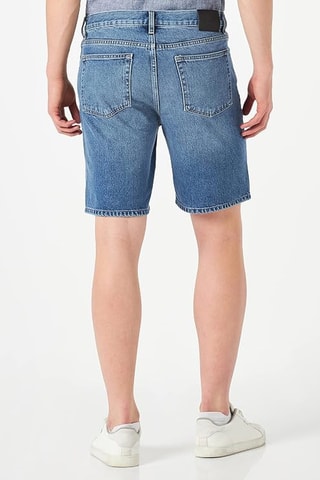 Short en jean et coton biologique - Ciel