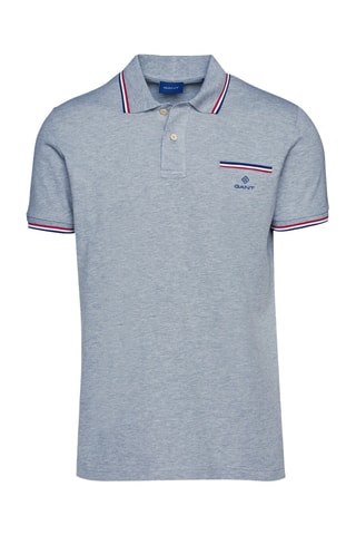 Polo regular - Gris clair chiné