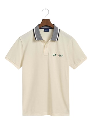 Polo regular - Ecru
