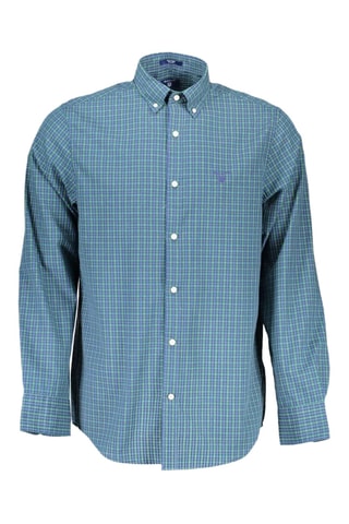 Chemise straight - Bleu canard