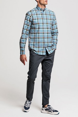Chemise straight - Ciel