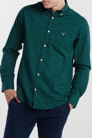 Chemise straight - Vert foncé