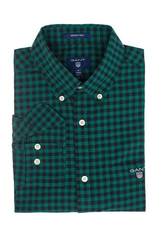 Chemise straight - Vert foncé