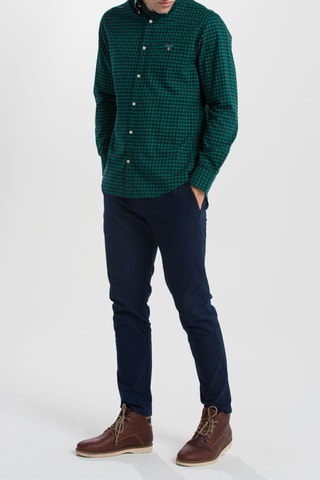 Chemise straight - Vert foncé